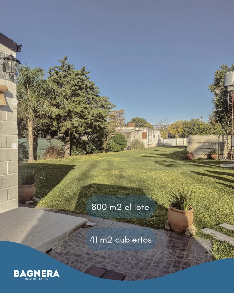 Quincho full + pileta con solarium + extenso lote parquizado